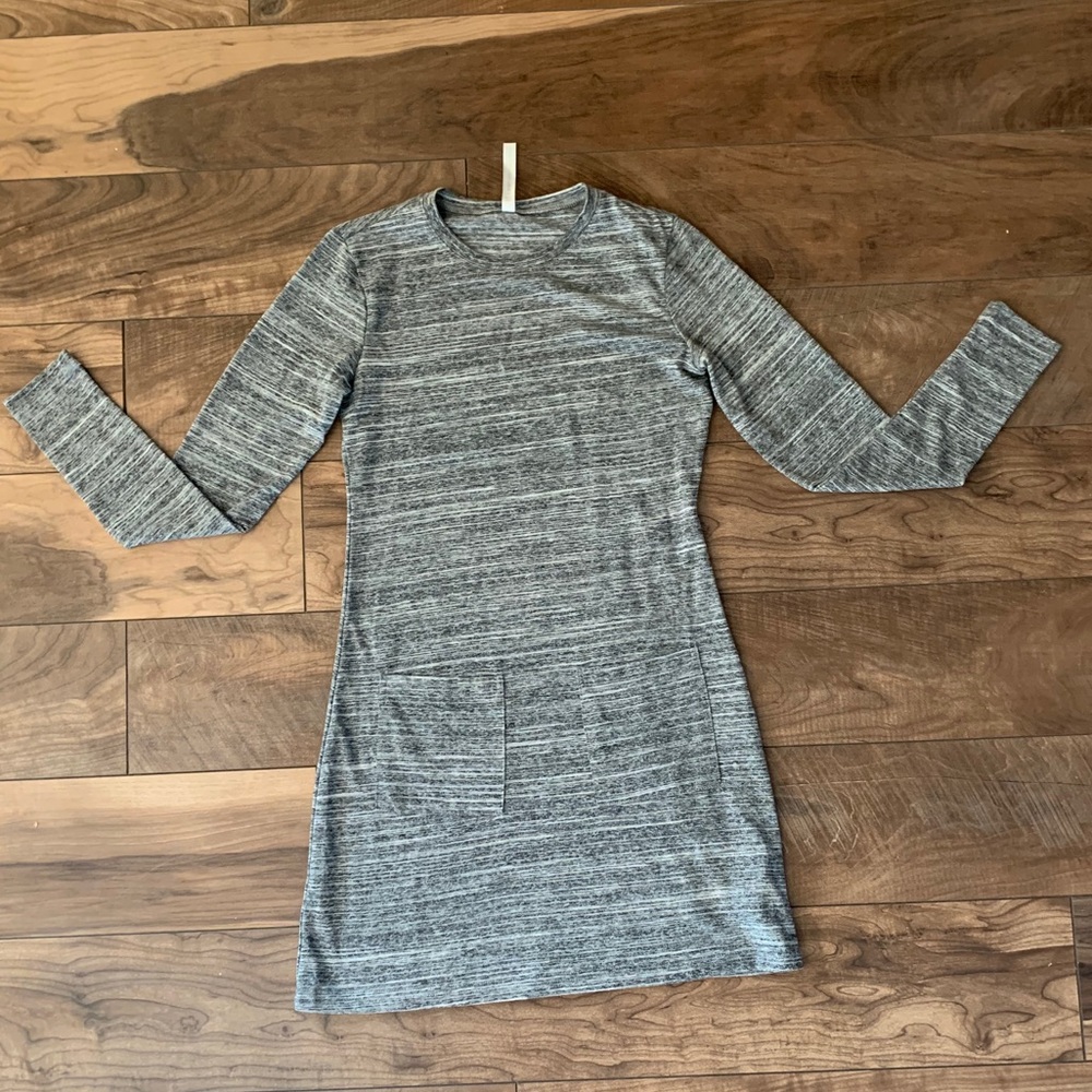 Fabletics Long Sleeve Grey Dress